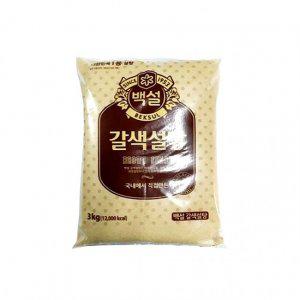 조미료 설탕 갈색설탕 중백 3kg 6ea 1BOX CJ 백설