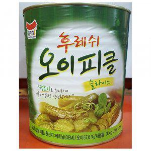 업소용 식당 식자재 일가집 오이피클 슬라이스 3kg