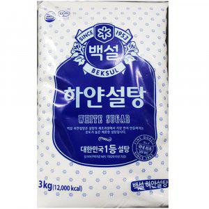 업소용 식당 식자재 주방 식재료 백설 백설탕 3kg X6