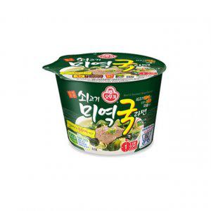 쇠고기 미역국 라면 큰컵 100g 6개