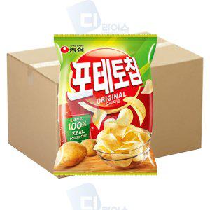 포테토칩 오리지널 125g 16봉 대용량 감자칩 비건스낵