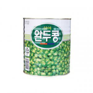 삼아 통조림 완두콩 3 KG 6EA 1BOX