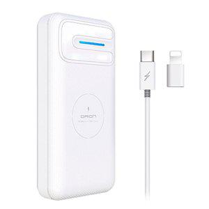 보조배터리 PD 20W 15W 무선충전 20000mAh 화이트 (반품불가)