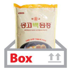 몽고 몽고백된장 4kg 4ea(박스) 업소용 대용량