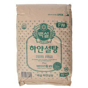 백설 하얀설탕 대용량 업소용 백설탕 요리설탕 15kg