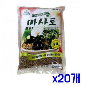 화분장식 분갈이용 마사토(중립) 1.2L x20개 흙갈이