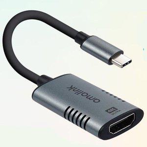 Coms USB 3.1 타입 C to HDMI 컨버터 15cm C타입