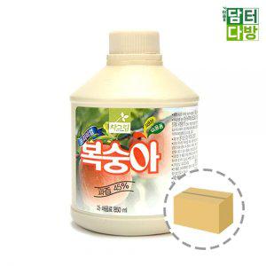 차그림 농축과일원액 복숭아 원액 850ml 1BOX (12개입)