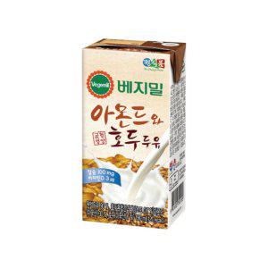 베지밀 아몬드와 호두 두유 190ml 24팩