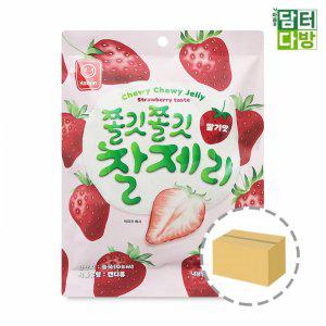 한진 쫄깃쫄깃 찰제리 딸기맛 150g 1BOX (30개입)