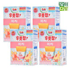 DOLE 후룻팝 피치 62ml x 8입 x 8