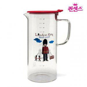 퀸센스 유리물병 내열유리물병 런던시티 1.2L(1.3L)