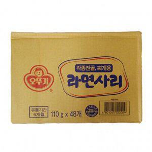 푸드) 오뚜기 라면사리(각종전골.찌개용) 110g(48ea)