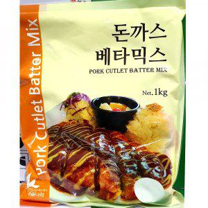 업소용 식당 분식점 식자재 재료 돈까스배터믹스 1kg