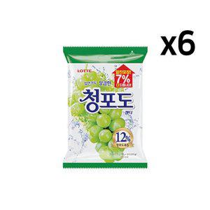 롯데 청포도 323g 6개 1Box 아이 사무실 간식 사탕