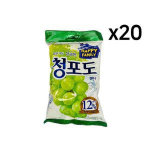 롯데 청포도 캔디 153g 20개 1Box 사무실 간식 사탕