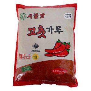 시골맛 아주매운 김치용 고추가루 2.5kg