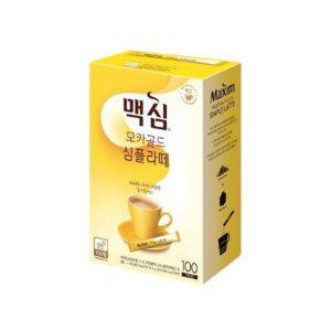 맥심 모카골드 믹스커피 심플라떼 라이트크림100T