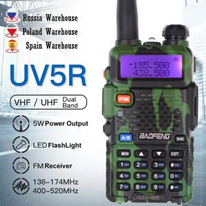 Baofeng UV-5R UV 듀얼 밴드 워키토키, 장거리 휴대용 햄 CB 라디오 FM 트랜시버, 양방향 라디오 해외 창고, 5W