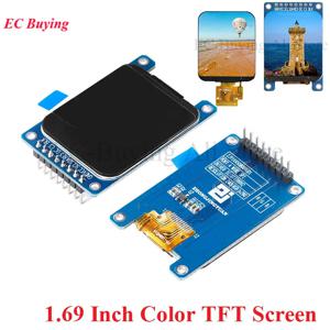 컬러 TFT 디스플레이 모듈, HD IPS LCD LED 스크린, SPI 인터페이스, ST7789 컨트롤러, 1.69 인치, 1.69 인치