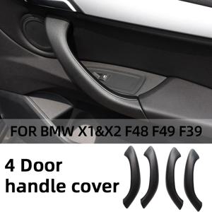 세트 자동차 인테리어 핸들 내부 도어 팔걸이 패널 당김 트림 커버, Bmw X1 X2 F48 F49 F39 자동차 개조 부품