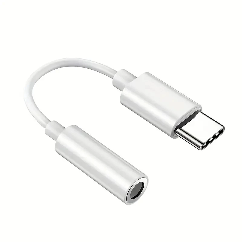 삼성 갤럭시 샤오미 화웨이용 오리지널 오디오 케이블 커넥터, 3.5mm to C타입 어댑터, USB C타입 to 3 5mm AUX 잭 컨버터