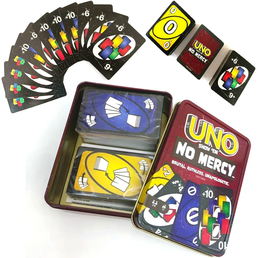 UNO NO MERCY 매칭 카드 게임, 마인크래프트 드래곤볼 Z 멀티플레이어, 가족 파티 보드게임, 재미있는 친구 엔터테인먼트 포커, 신제품