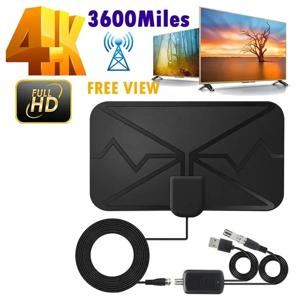 실내 디지털 TV 안테나, 5000 마일 HD 8K 4K 1080P, 25DB HDTV 안테나, DVB-T DVB-T2 케이블 TV 안테나, UHF VHF DTV TV 안테나, 공중 안테나