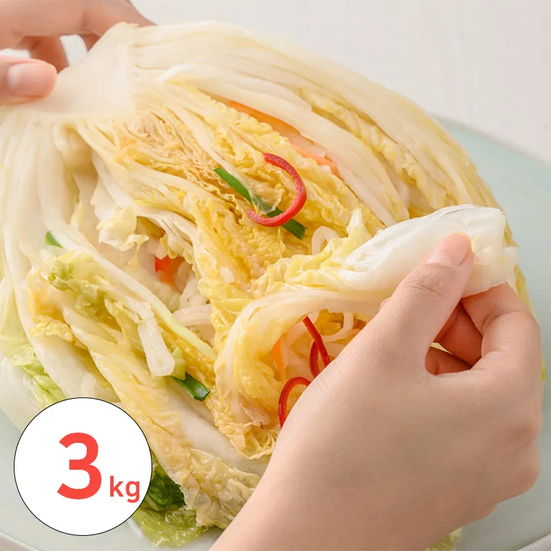 100% 국내산 HACCP 비법육수 백김치 3kg