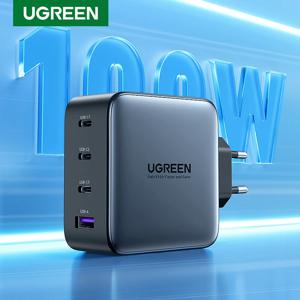 UGREEN USB 충전기 Macbook 태블릿 용 100W GaN 충전기 iPhone 용 Xiaomi USB Type C PD 충전 용 iPhone 13 12 11