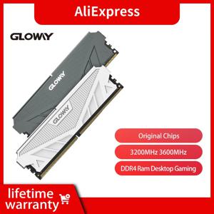 Gloway G1 시리즈 RAM 방열판 포함 데스크탑 게이밍 RAM, 16GB, 8GB, 3200MHz, 3600MHz, DIMM XMP 메모리 램, DDR4, 8GB x 2 개