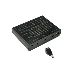 UPS DIY 보조배터리 박스 충전기, 핸드폰 와이파이 라우터용, LED 라이트 보안 카메라 USB, DC 12V 출력, 6x18650 배터리