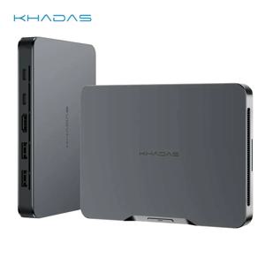 Khadas Mind 미니 PC, 인텔 코어 i7-1360P, 5.0GHz 마이크로 데스크탑 컴퓨터, 5.55Wh 대기 배터리, 32GB + 1TB WiFi 6E, BT5.3