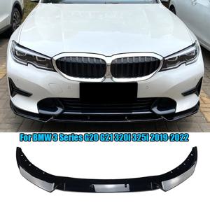 자동차 앞 범퍼 스플리터 턱 스포일러 디퓨저 가드 바디 키트, 튜닝 보호대, BMW 3 시리즈 G20 G21 320i 325i 2019-2022