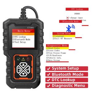 자동차 오류 감지 장치, CY3001 OBD2 독서 카드 엔진 감지 도구, Elm327, 1 PC