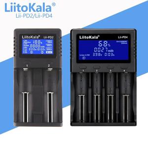 LiitoKala Lii-PD2 Lii-PD4 18650 26650 21700 18350용 배터리 충전기 AA AAA 3.7 V/3.2 V/1.2 V/ 리튬 니켈수소 배터리