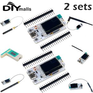 메슈타스틱 디바이스용 OLED 디스플레이 개발 보드, ESP32 lora32 lora 32 V3 키트, SX1262, 868MHz, 915MHz, 0.96, 2 세트