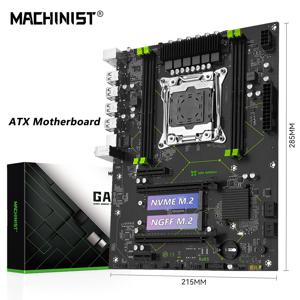 MACHINIST X99 MR9A-H 마더보드 지지대, LGA 2011-3 제온 E5 V3 V4 CPU 프로세서, DDR4 RAM 메모리, ATX NVME M.2