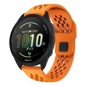 스포츠 통기성 실리콘 스트랩, Garmin Forerunner 165 Vivoactive 5 3 Venu Sq 2 245 645 Approach S12 팔찌 시계 밴드, 20mm