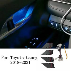 도요타 CAMRY 2018 2019 2020 2021 인테리어 문짝 볼 램프 개조 핸들, LED 분위기 조명, 자동차 주변 장식 램프