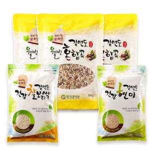 김연도혼합곡 500gx3봉+웰빙현미 600g+찰보리600g 국내산100%