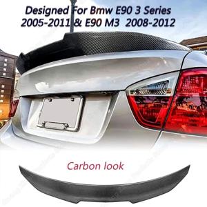 리어 트렁크 리드 자동차 스포일러 윙, Bmw E90 M3 2008-2012 세단 및 E90 3 시리즈 2005-2011 세단 립, PSM 스타일 V2 트림 스포일러