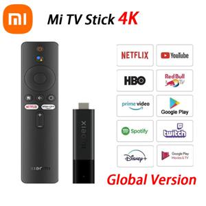 글로벌 버전 샤오미 미 TV 스틱 4K 안드로이드 TV 11, 2GB RAM 8GB ROM 넷플릭스 와이파이 구글 어시스턴트 블루투스 5.0 스마트 TV 동글