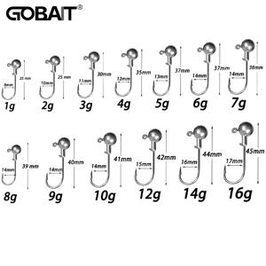 소프트 루어용 지그 헤드 후크, 페스카 크랭크 베이스 리그 태클, 1g, 2g, 3g, 4g, 5g, 6g, 7g, 8g, 9g, 10g, 12g, 14g, 16g 낚시 바늘