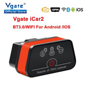 Vgate iCar2 ELM327 자동차 진단 OBD OBD2 스캐너 블루투스 Elm 327 v2.1odb2 OBDII 코드 리더 PK elm327 V1.5 PIC18F25K80