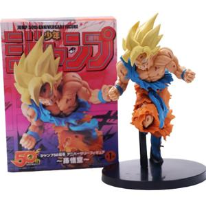 드래곤볼 Z 애니메이션 피규어 손오공 슈퍼 점프 50 주년 기념 버전 액션 피규어, DBZ 팬 수집 모델 선물, 20cm