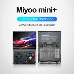 미유 미니플러스 휴대용 빈티지 핸디 게임기 V2 Mini+ IPS 스크린 클래식 비디오 게임기 리눅스 시스템 키즈 선물