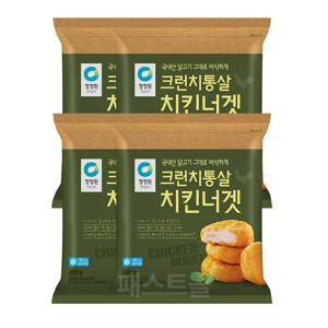 청정원 크런치통살 치킨너겟 300g 4개