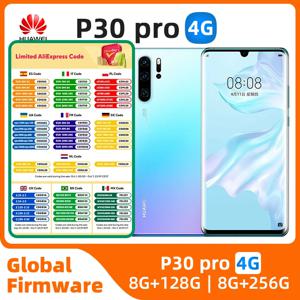 정품 CN 버전 화웨이 P30 프로 스마트폰, 안드로이드 6.47 인치, 128GB, 512GB, 40MP 카메라, 구글 플레이 스토어, 모바일 중고 휴대폰