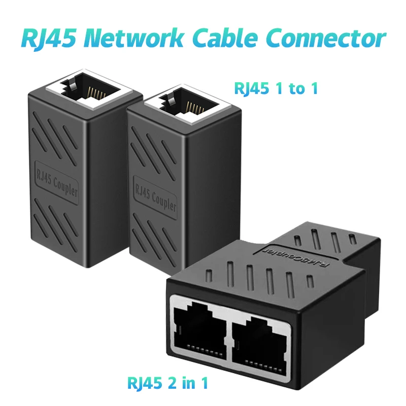 RJ45 커플러 Cat6 Cat5e 이더넷 케이블 익스텐더 어댑터 1000Mbps LAN 커넥터 라인 커플러 여성